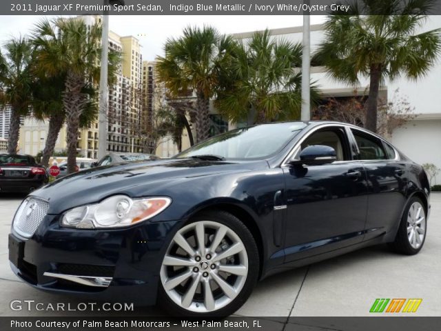 2011 Jaguar XF Premium Sport Sedan in Indigo Blue Metallic