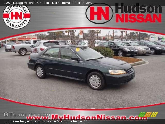 2001 Honda Accord LX Sedan in Dark Emerald Pearl