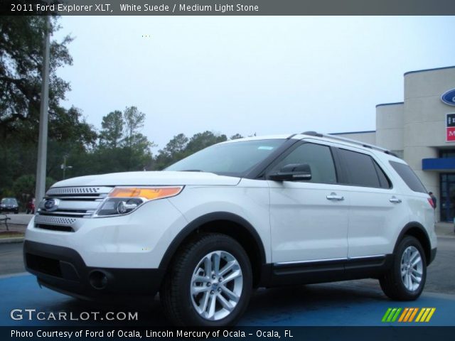 2011 Ford Explorer XLT in White Suede