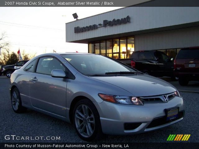 2007 Honda Civic Si Coupe in Alabaster Silver Metallic