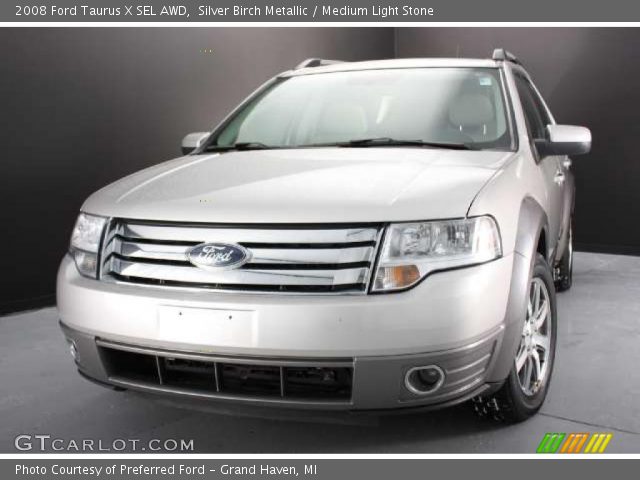 2008 Ford Taurus X SEL AWD in Silver Birch Metallic