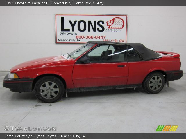 1994 Chevrolet Cavalier RS Convertible in Torch Red
