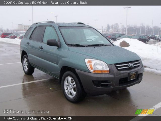 2006 Kia Sportage EX V6 4x4 in Royal Jade Green