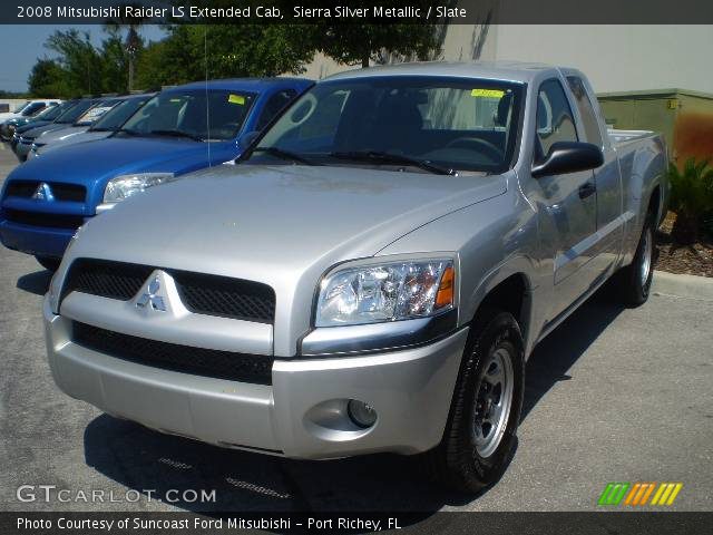 2008 Mitsubishi Raider LS Extended Cab in Sierra Silver Metallic