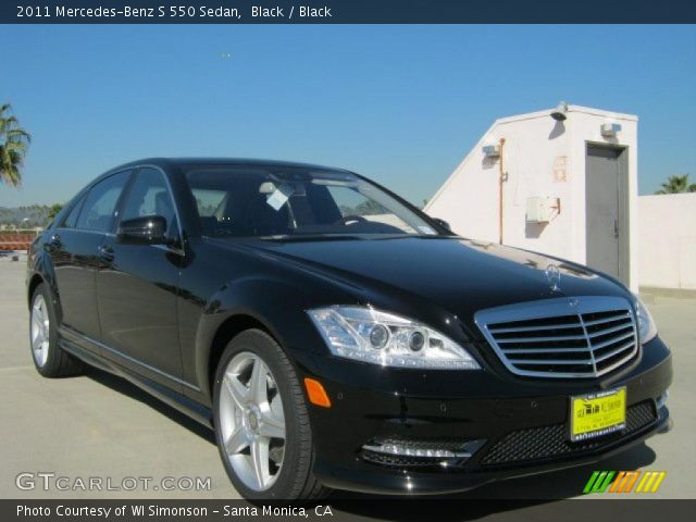 2011 Mercedes-Benz S 550 Sedan in Black