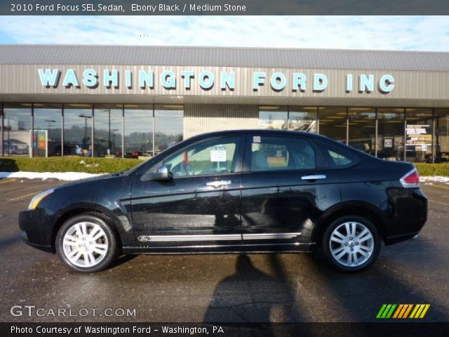 2010 Ford Focus SEL Sedan in Ebony Black