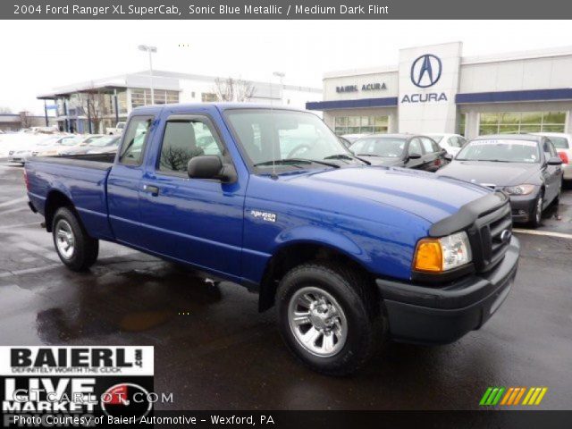 2004 Ford Ranger XL SuperCab in Sonic Blue Metallic