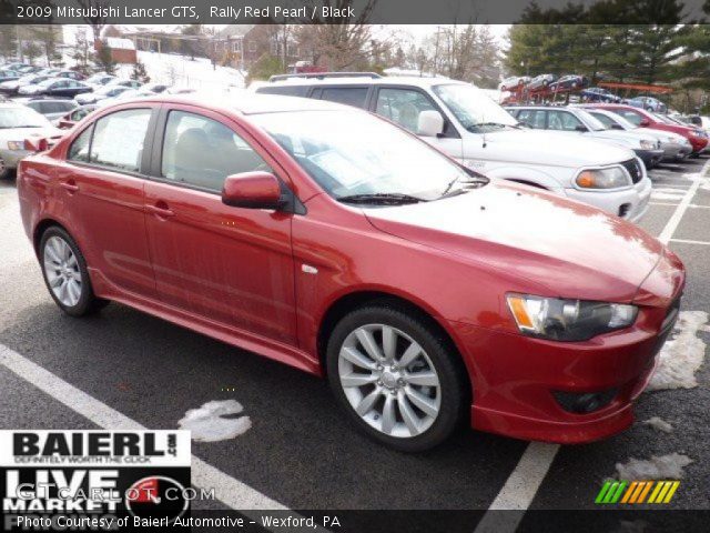 2009 Mitsubishi Lancer GTS in Rally Red Pearl