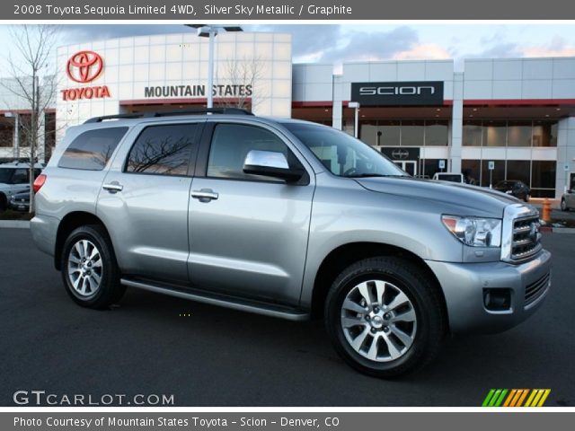 2008 Toyota Sequoia Limited 4WD in Silver Sky Metallic