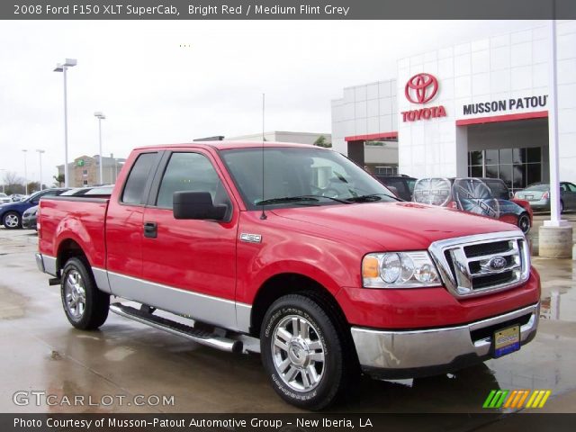 2008 Ford F150 XLT SuperCab in Bright Red
