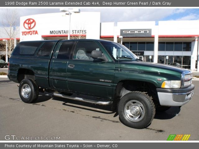 1998 Dodge Ram 2500 Laramie Extended Cab 4x4 in Deep Hunter Green Pearl