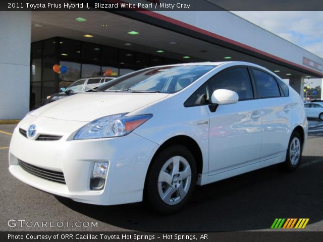 2011 Toyota Prius Hybrid II in Blizzard White Pearl