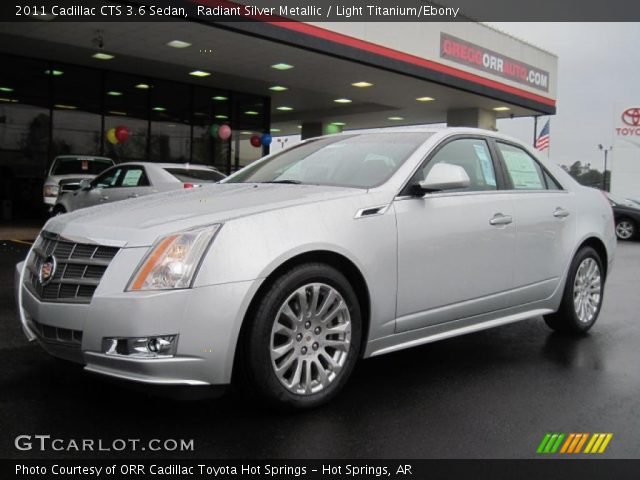 2011 Cadillac CTS 3.6 Sedan in Radiant Silver Metallic