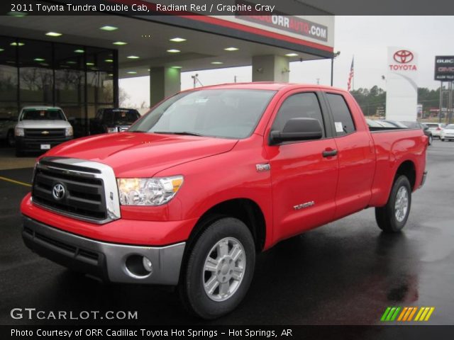 2011 Toyota Tundra Double Cab in Radiant Red