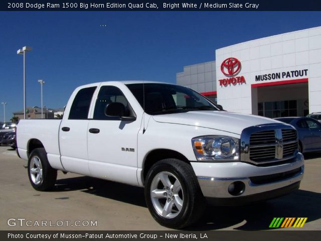 2008 Dodge Ram 1500 Big Horn Edition Quad Cab in Bright White
