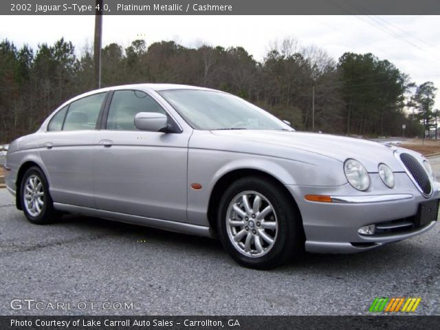 2002 Jaguar S-Type 4.0 in Platinum Metallic
