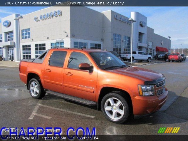 2007 Chevrolet Avalanche LT 4WD in Sunburst Orange Metallic