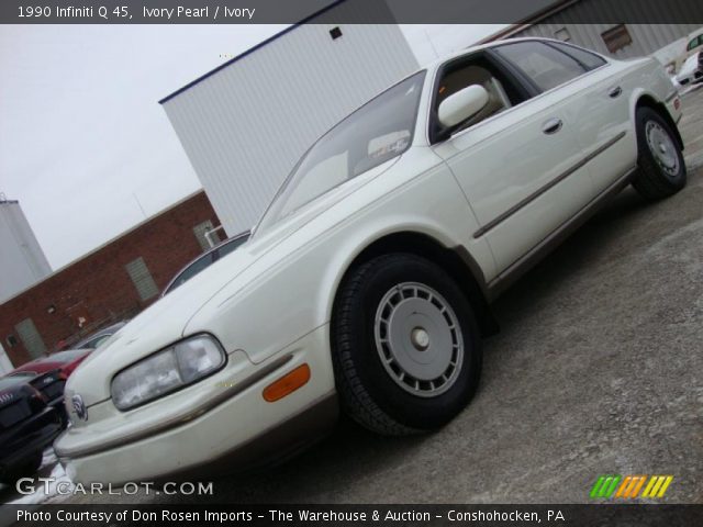 1990 Infiniti Q 45 in Ivory Pearl