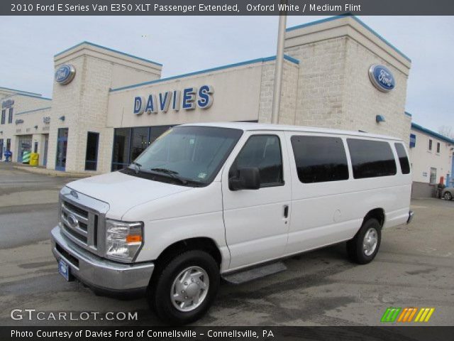 2010 Ford E Series Van E350 XLT Passenger Extended in Oxford White