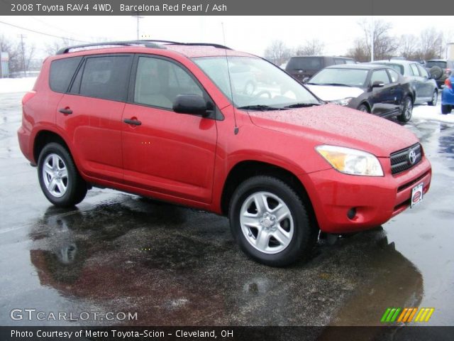 2008 Toyota RAV4 4WD in Barcelona Red Pearl