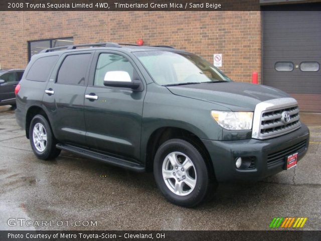 2008 Toyota Sequoia Limited 4WD in Timberland Green Mica