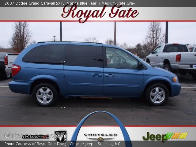 2007 Dodge Grand Caravan SXT in Marine Blue Pearl