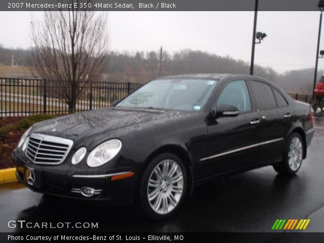 2007 Mercedes-Benz E 350 4Matic Sedan in Black