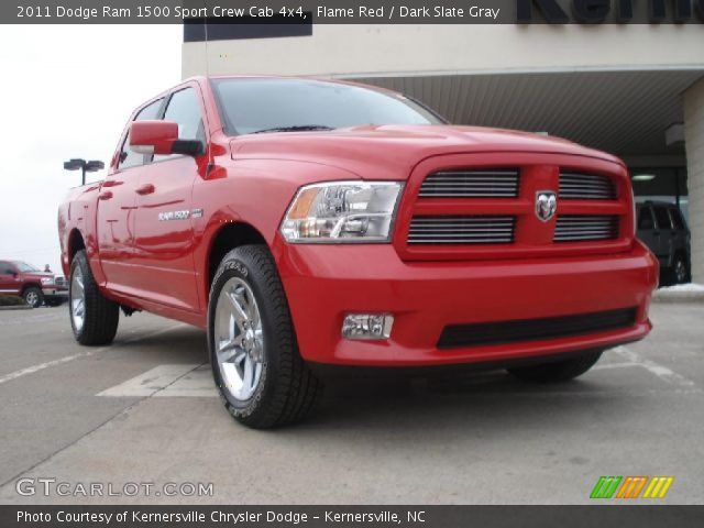 2011 Dodge Ram 1500 Sport Crew Cab 4x4 in Flame Red