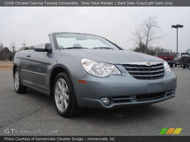 2008 Chrysler Sebring Touring Convertible in Silver Steel Metallic