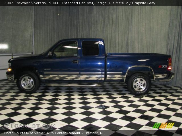 2002 Chevrolet Silverado 1500 LT Extended Cab 4x4 in Indigo Blue Metallic