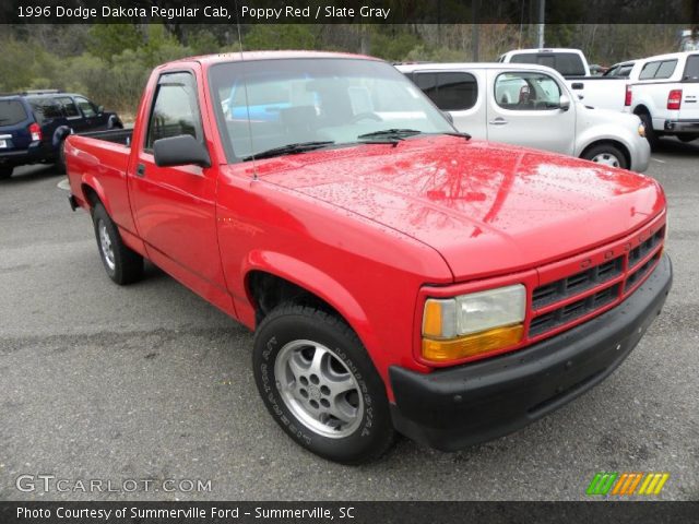 1996 Dodge Dakota Regular Cab in Poppy Red