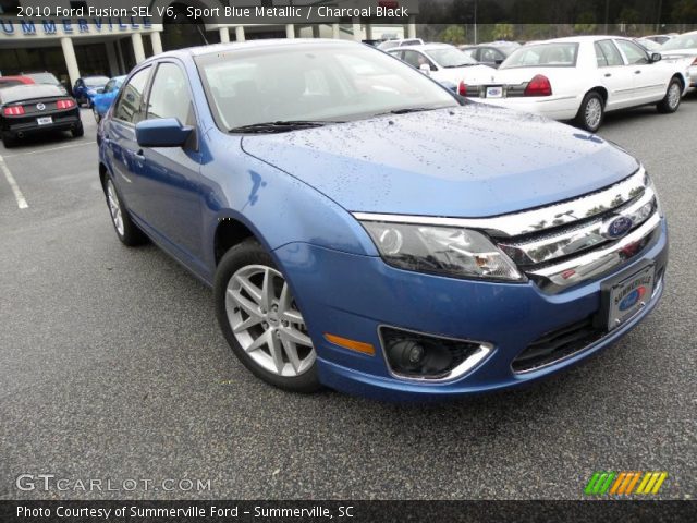 2010 Ford Fusion SEL V6 in Sport Blue Metallic