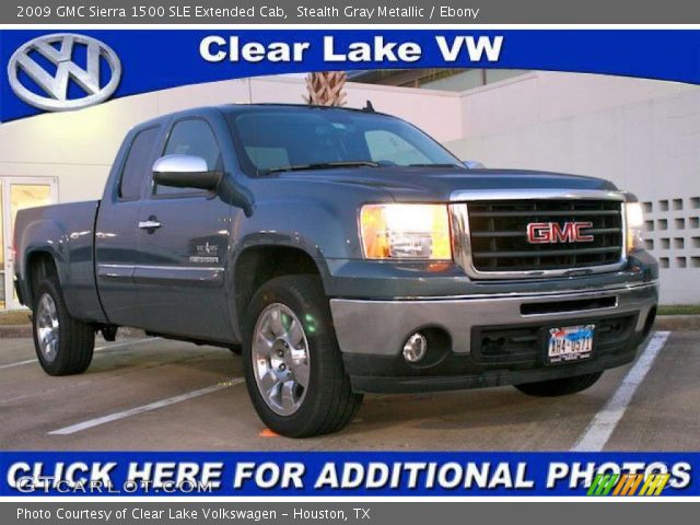 2009 GMC Sierra 1500 SLE Extended Cab in Stealth Gray Metallic