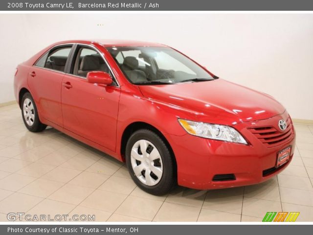 2008 Toyota Camry LE in Barcelona Red Metallic
