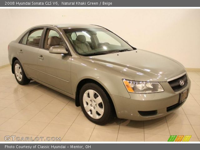 2008 Hyundai Sonata GLS V6 in Natural Khaki Green