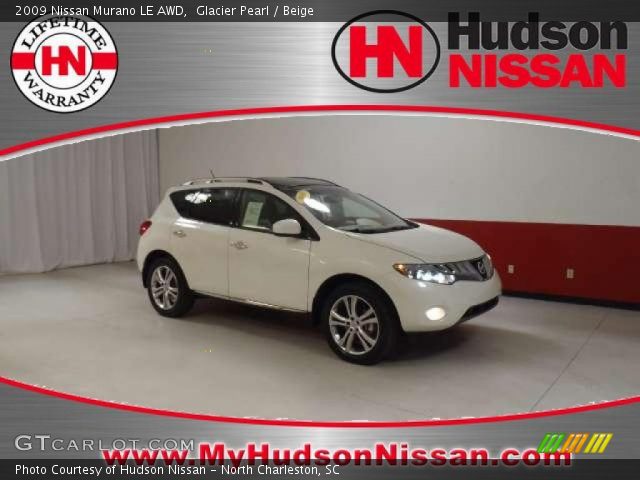 2009 Nissan Murano LE AWD in Glacier Pearl