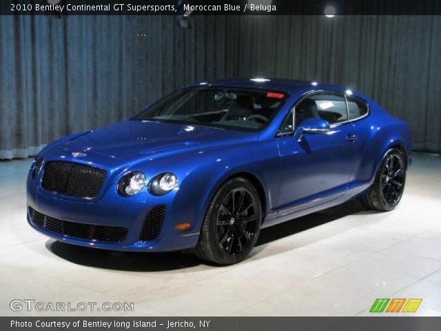 2010 Bentley Continental GT Supersports in Moroccan Blue