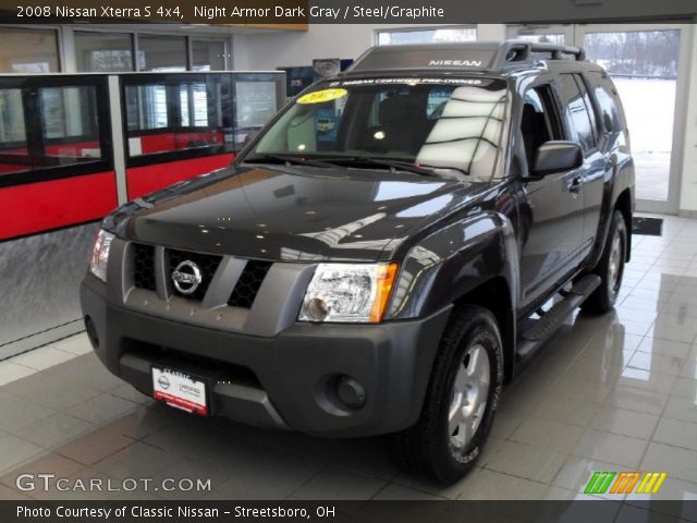 2008 Nissan Xterra S 4x4 in Night Armor Dark Gray