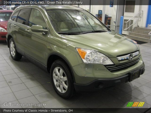 2008 Honda CR-V EX-L 4WD in Green Tea Metallic