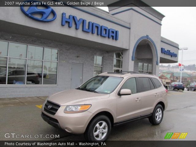 2007 Hyundai Santa Fe GLS 4WD in Golden Beige