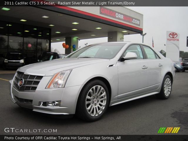 2011 Cadillac CTS 3.6 Sedan in Radiant Silver Metallic