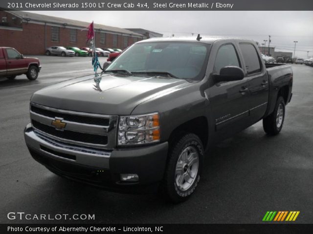 2011 Chevrolet Silverado 1500 LT Crew Cab 4x4 in Steel Green Metallic