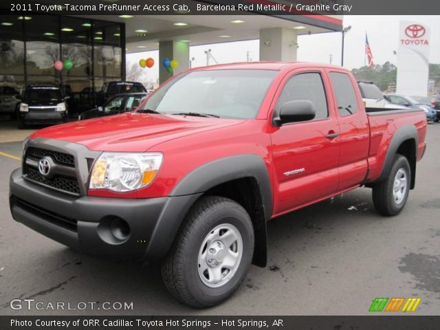2011 Toyota Tacoma PreRunner Access Cab in Barcelona Red Metallic