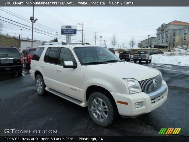 2008 Mercury Mountaineer Premier AWD in White Chocolate Tri Coat