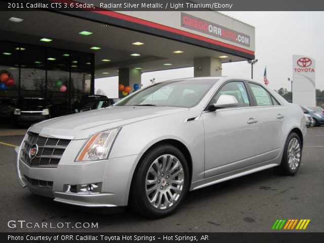 2011 Cadillac CTS 3.6 Sedan in Radiant Silver Metallic