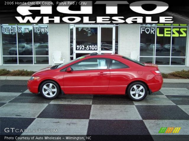 2006 Honda Civic EX Coupe in Rallye Red