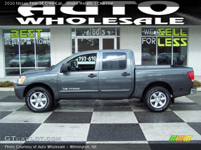 2010 Nissan Titan SE Crew Cab in Smoke Metallic
