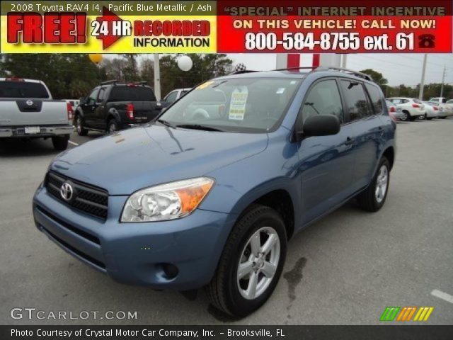 2008 Toyota RAV4 I4 in Pacific Blue Metallic