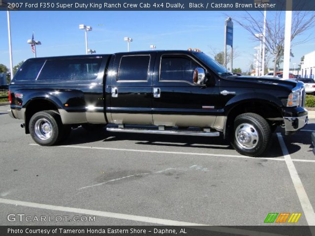 2007 Ford F350 Super Duty King Ranch Crew Cab 4x4 Dually in Black