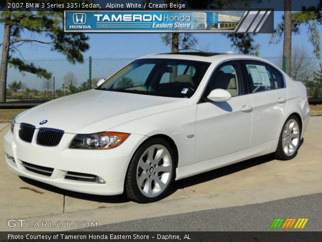 White 2007 bmw 335i for sale